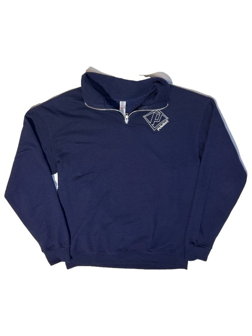 Priefert Rodeo & Ranch Equipment Quarter Zip Jacket - M Quarter Zip Navy Blue